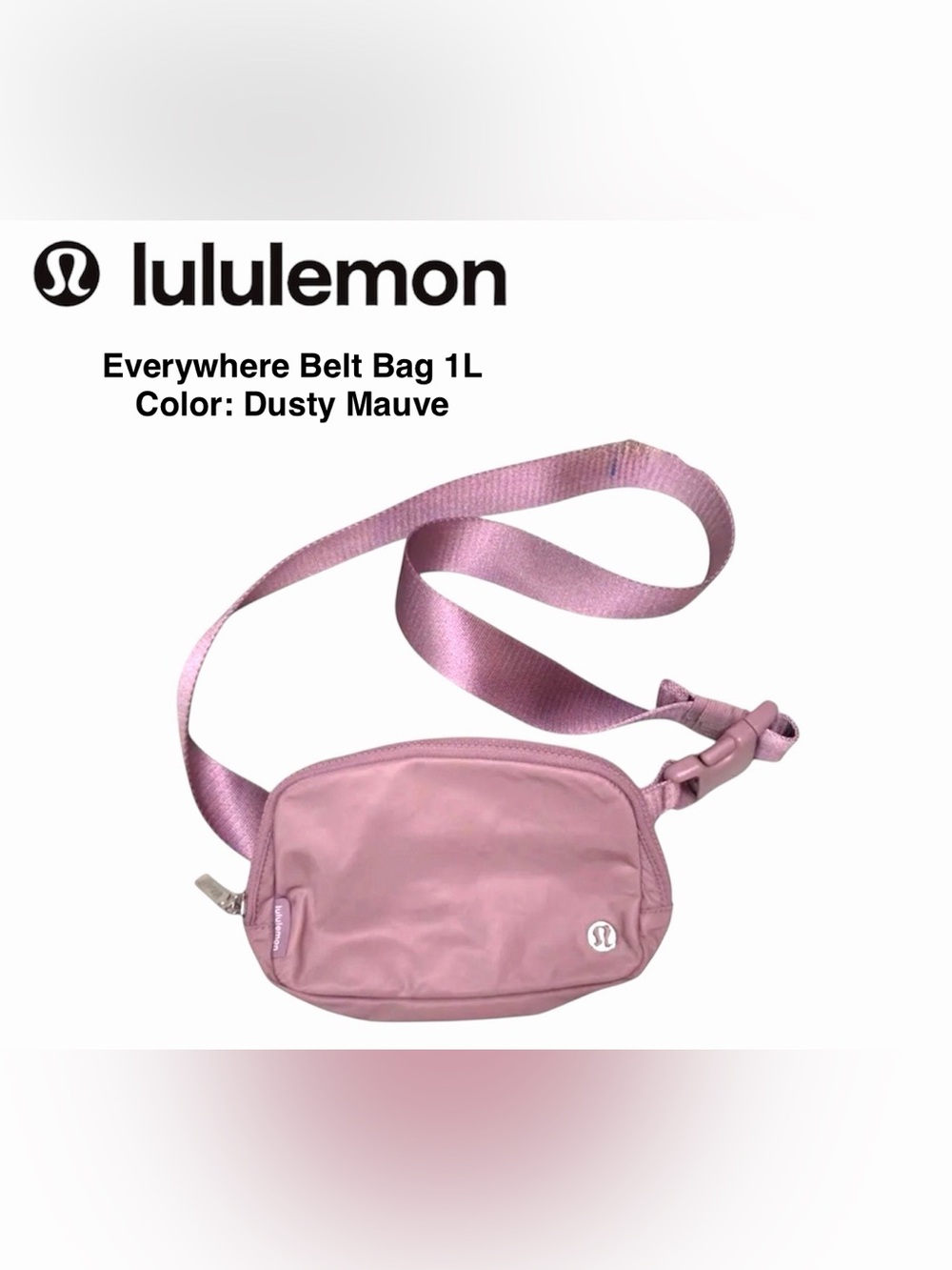 new* Lululemon Everywhere Belt Bag 1L Dusty Mauve